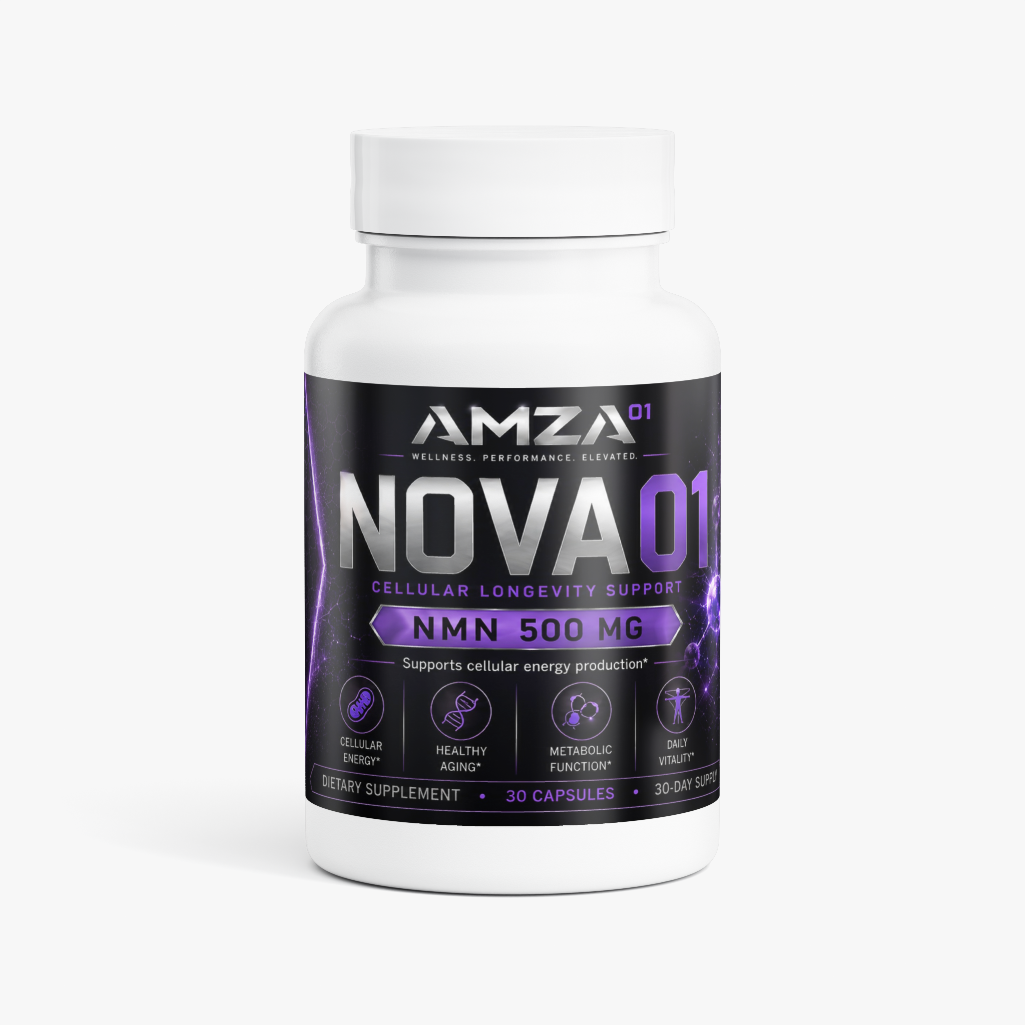 NOVA⁰¹ – NMN Cellular Longevity Support | 500mg NMN