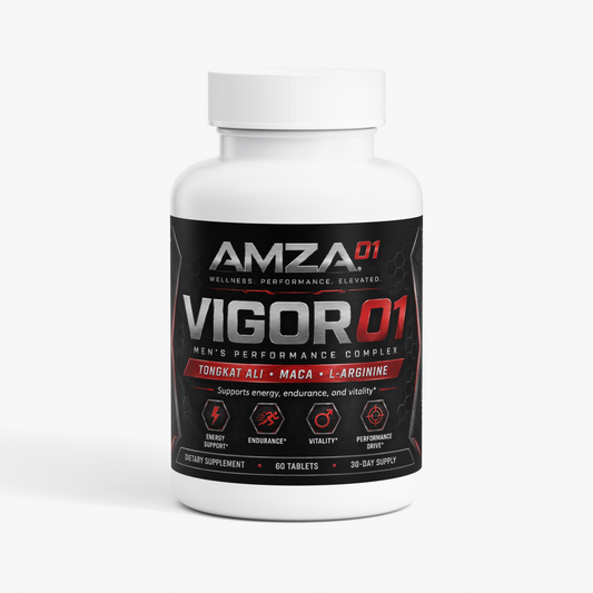 VIGOR⁰¹ – Men’s Vitality & Performance Complex | Tongkat Ali + Maca + L-Arginine