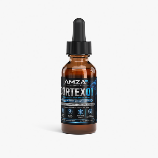 CORTEX⁰¹ – Cognitive Performance Drops | Mushroom Energy & Cognition Complex