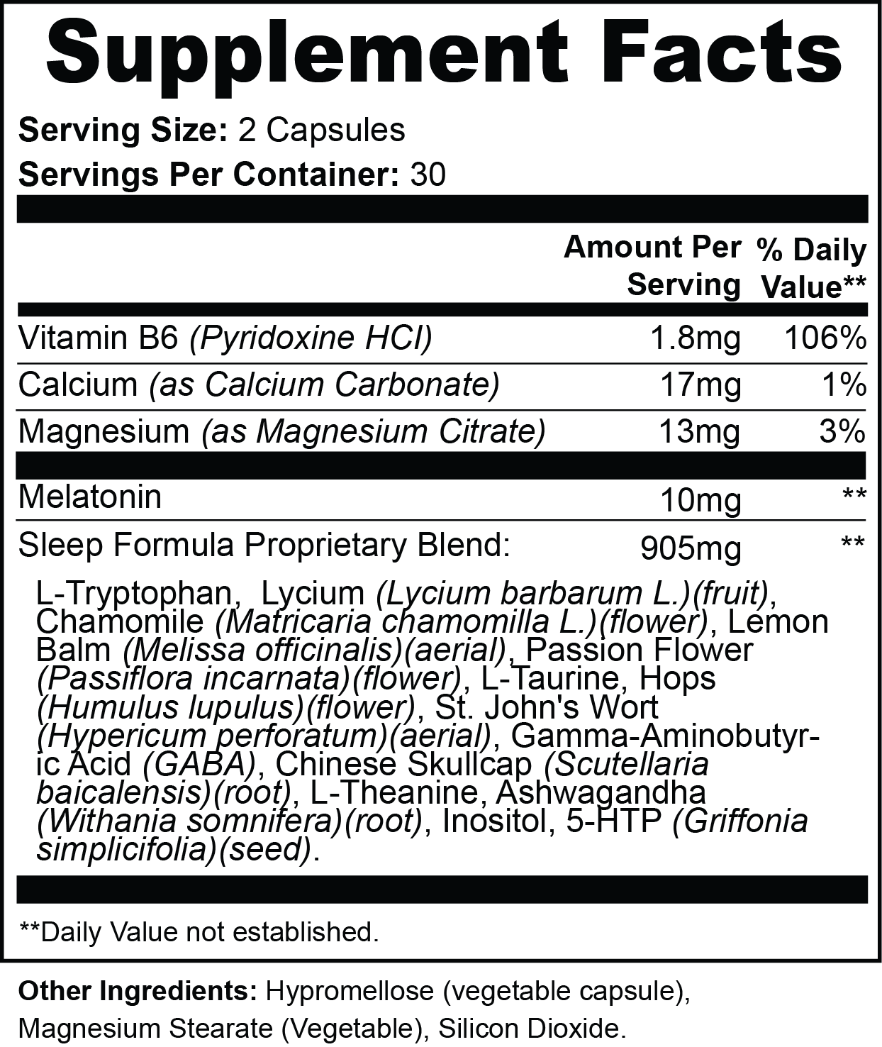 RESET⁰¹ – Advanced Nighttime Sleep Support | Melatonin + GABA + L-Theanine