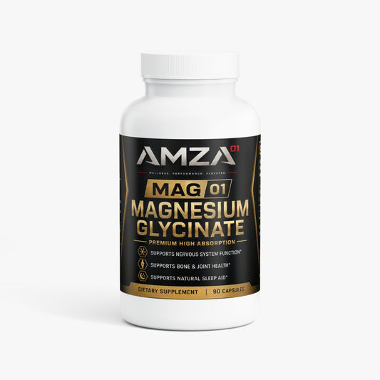MAG⁰¹ – Premium Magnesium Glycinate | 275mg Magnesium - AMZA⁰¹