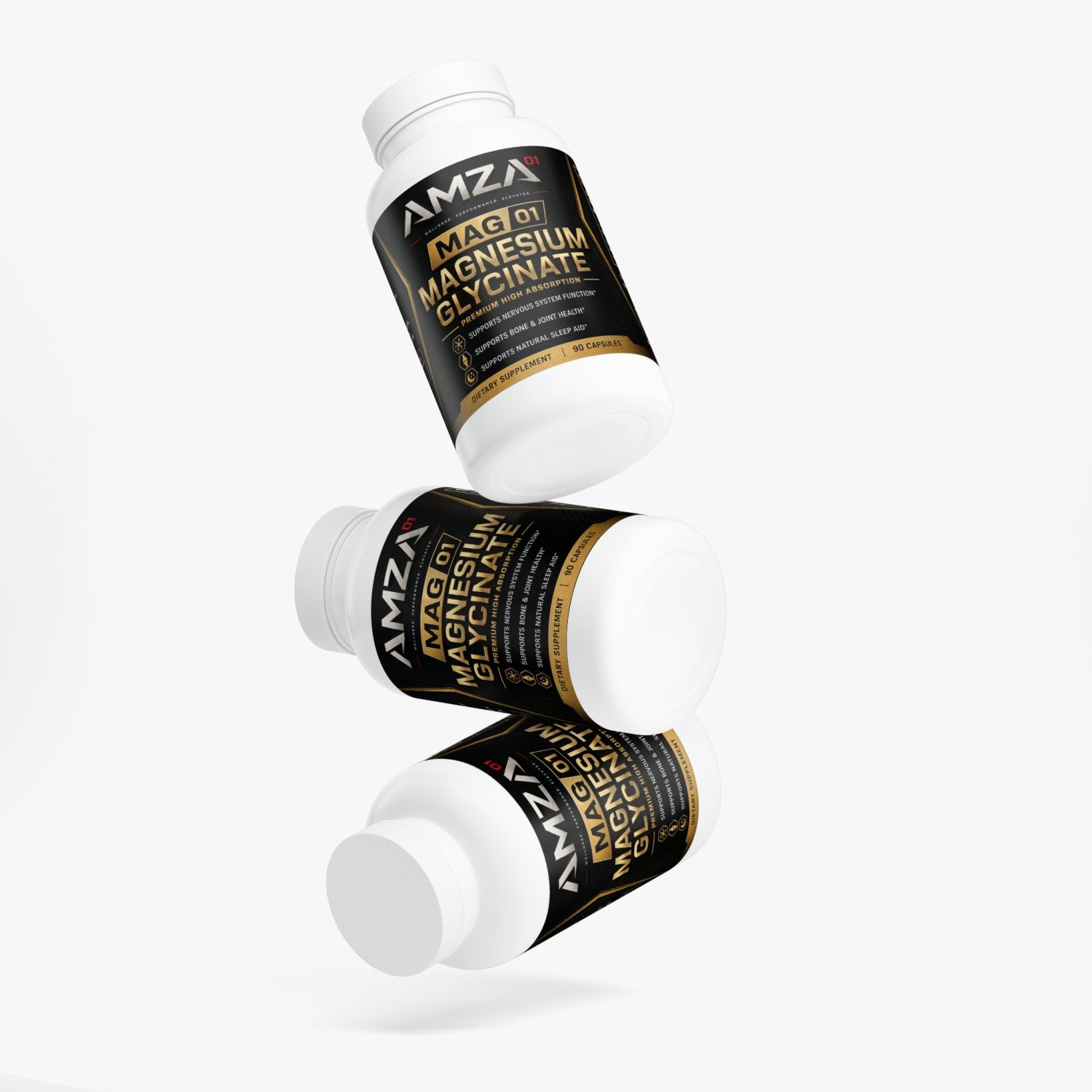 MAG⁰¹ – Premium Magnesium Glycinate | 275mg Magnesium - AMZA⁰¹