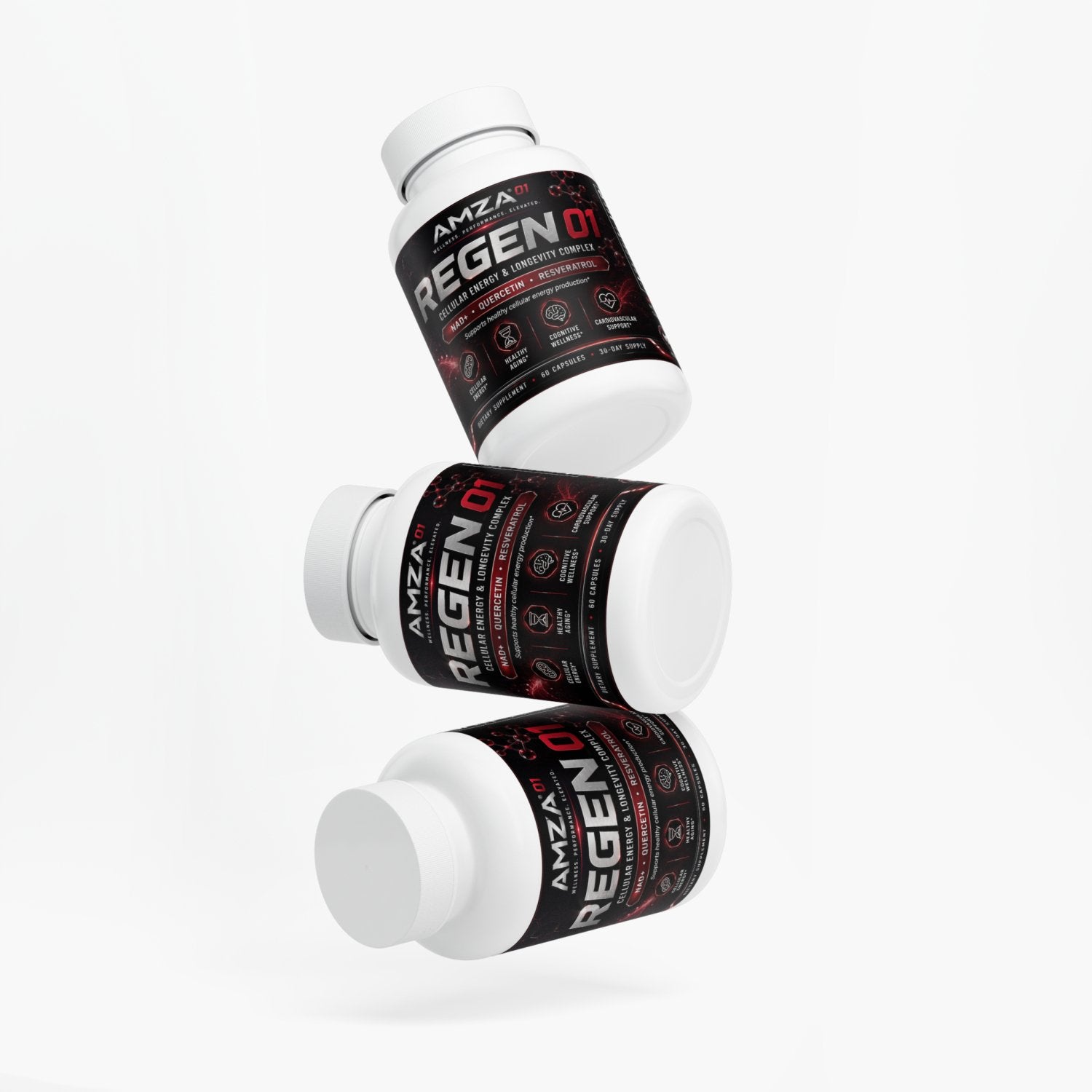 REGEN⁰¹ – Cellular Energy & Healthy Aging Complex | NAD+ 500mg - AMZA⁰¹