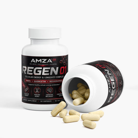 REGEN⁰¹ – Cellular Energy & Healthy Aging Complex | NAD+ 500mg - AMZA⁰¹