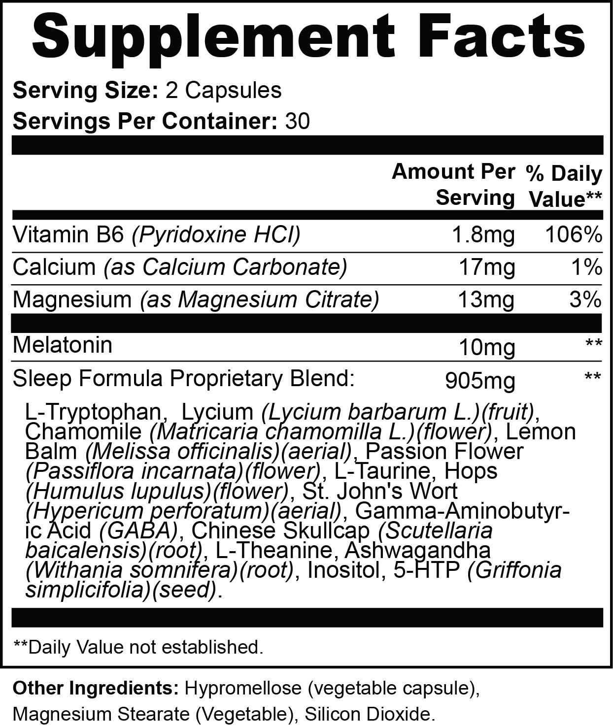 RESET⁰¹ – Advanced Nighttime Sleep Support | Melatonin + GABA + L-Theanine - AMZA⁰¹