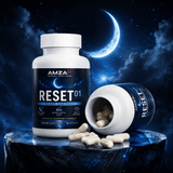 RESET⁰¹ – Advanced Nighttime Sleep Support | Melatonin + GABA + L-Theanine - AMZA⁰¹