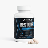 RESTORE⁰¹ – Digestive & Nutrient Support Complex | Probiotics + Enzymes + Essential Nutrients - AMZA⁰¹