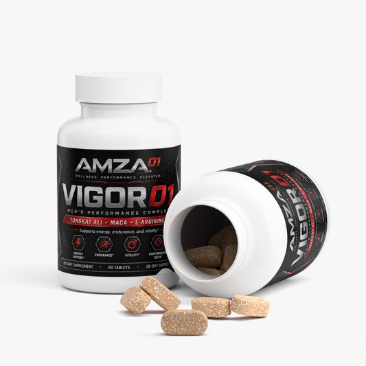 VIGOR⁰¹ – Men’s Vitality & Performance Complex | Tongkat Ali + Maca + L-Arginine - AMZA⁰¹