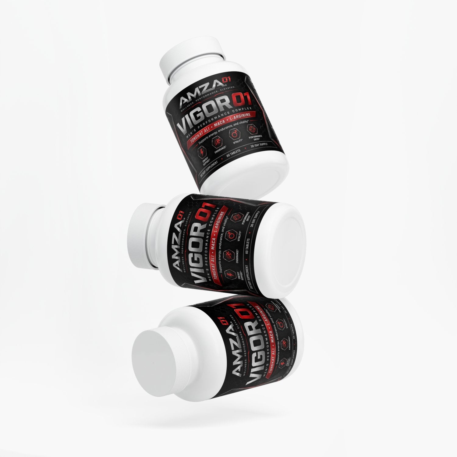 VIGOR⁰¹ – Men’s Vitality & Performance Complex | Tongkat Ali + Maca + L-Arginine - AMZA⁰¹